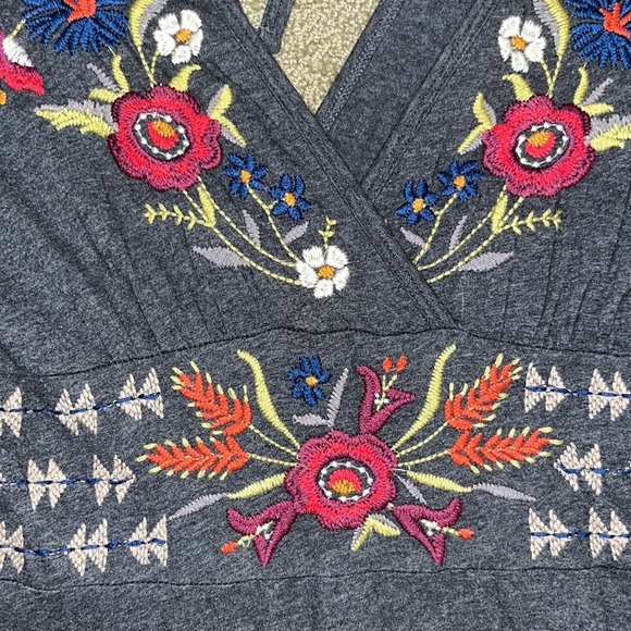 JWLA, Johnny was charcoal, gray cotton knee length dress EUC XS/S - Picture 5 of 11